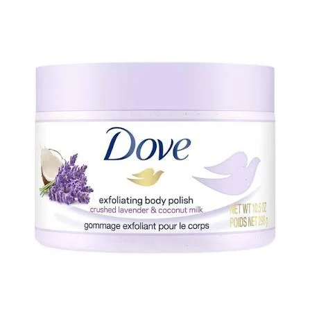 Dove Crushed Lavender and Coconut Milk Exfoliating Body Scrub