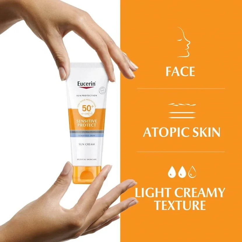 Eucerin Sun Face Sensitive Protect Cream (SPF 50+) 50ML