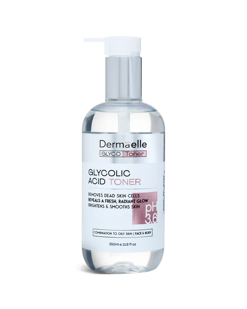Dermaelle Gentle Exfoliating & Radiance Glycolic Acid Toner 350ml