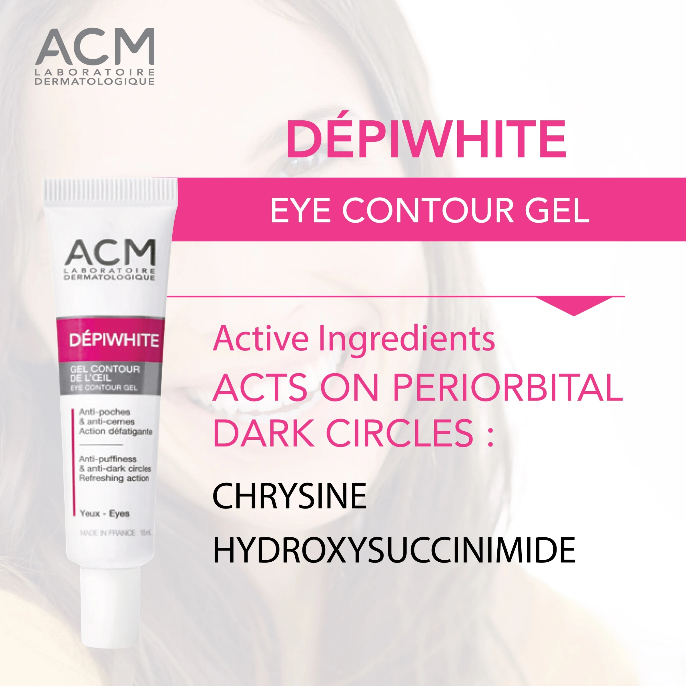 ACM DEPIWHITE EYE CONTOUR GEL 15ML