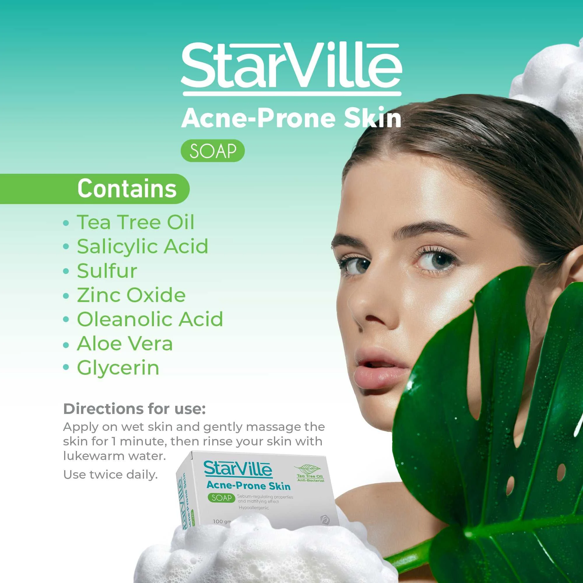 Starville Acne Prone Skin Soap 90 gm