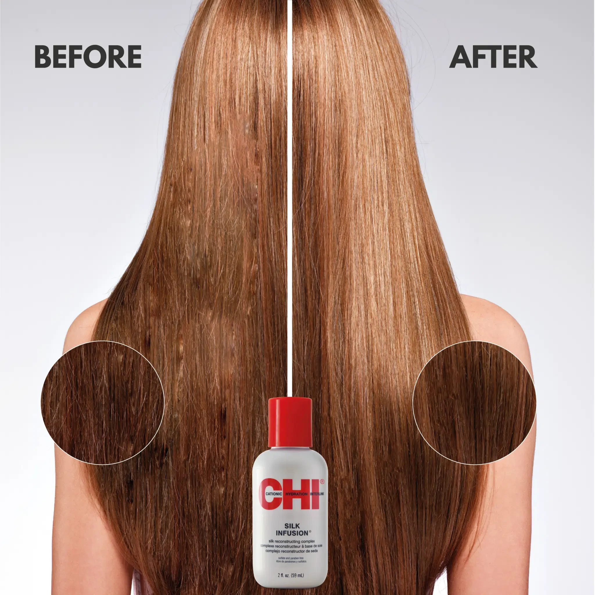 CHI Silk Infusion hair serum / 59ML 2oz.