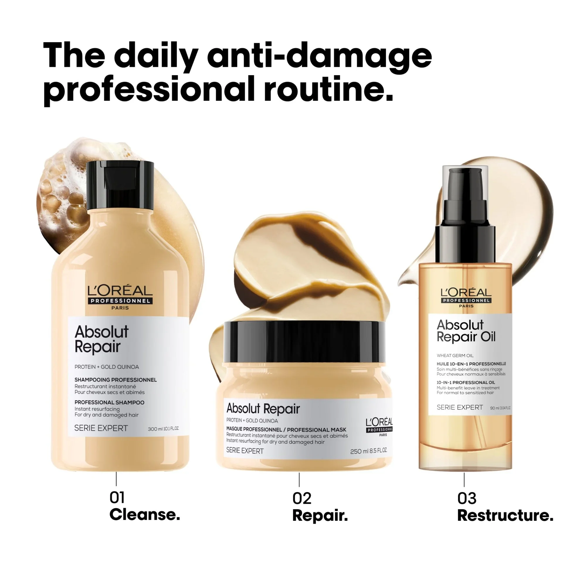 L'OREAL Professionnel Absolut Repair] 10 in 1 perfecting multipurpose oil.