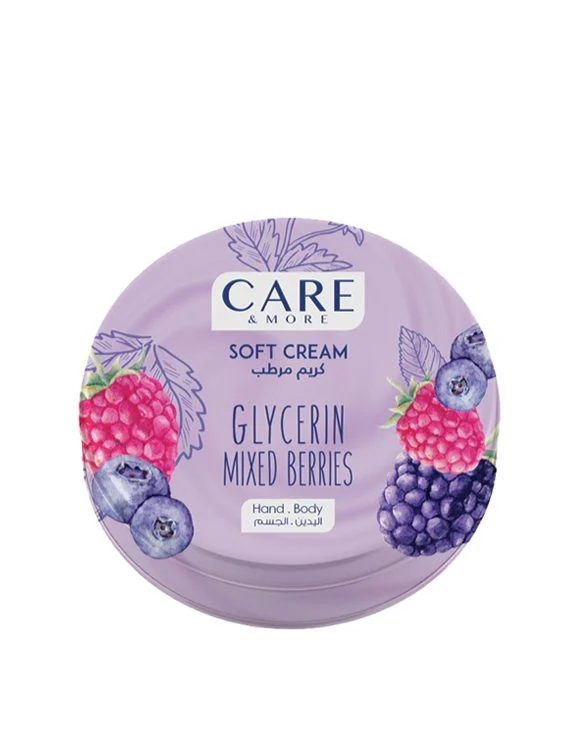 Care & More Soft Cream Glycerin – Mixed Berries – 75 ml