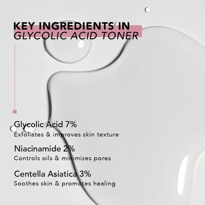Dermaelle Gentle Exfoliating & Radiance Glycolic Acid Toner 350ml