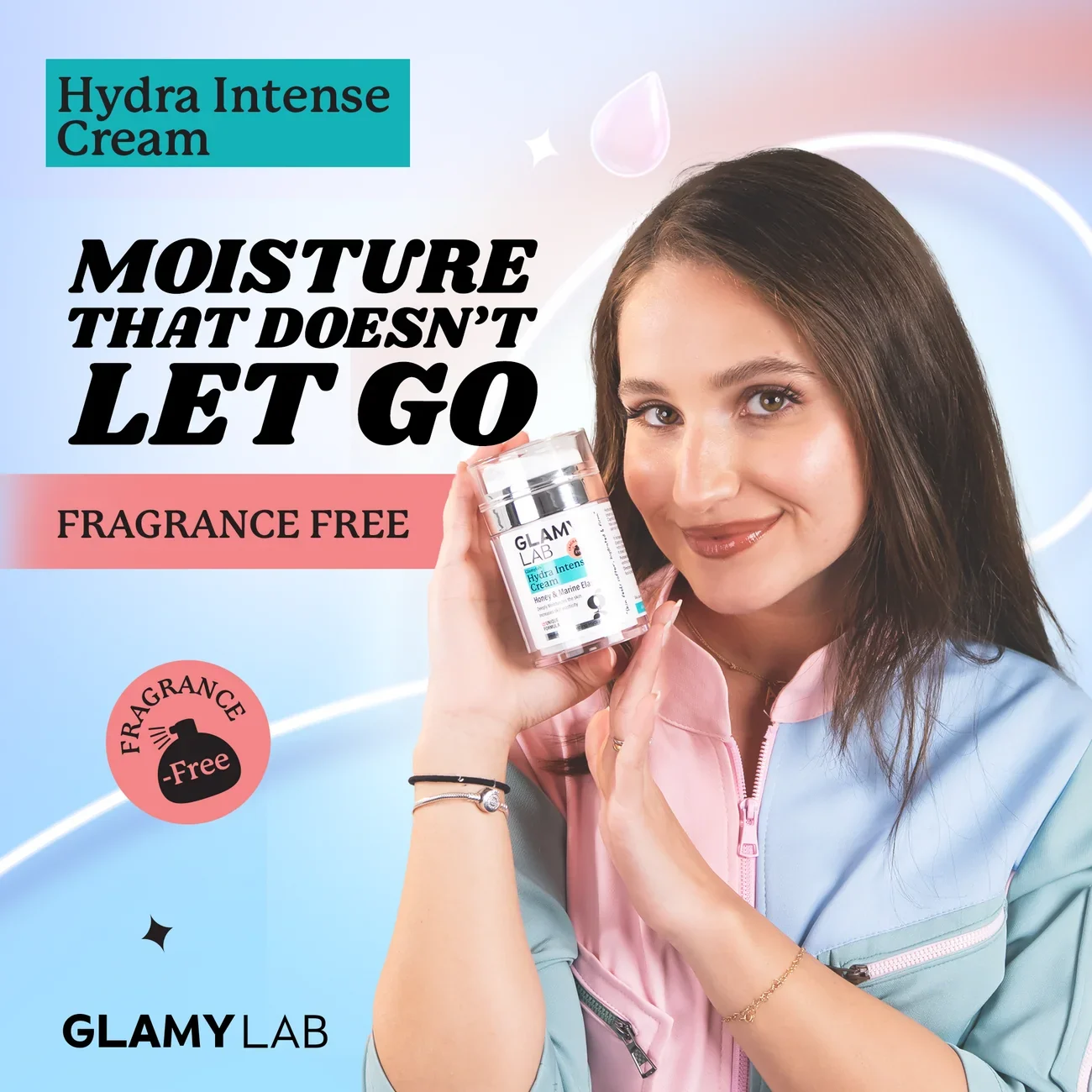 Glamy Lab Hydra Intense Cream Fragrance Free 100ml