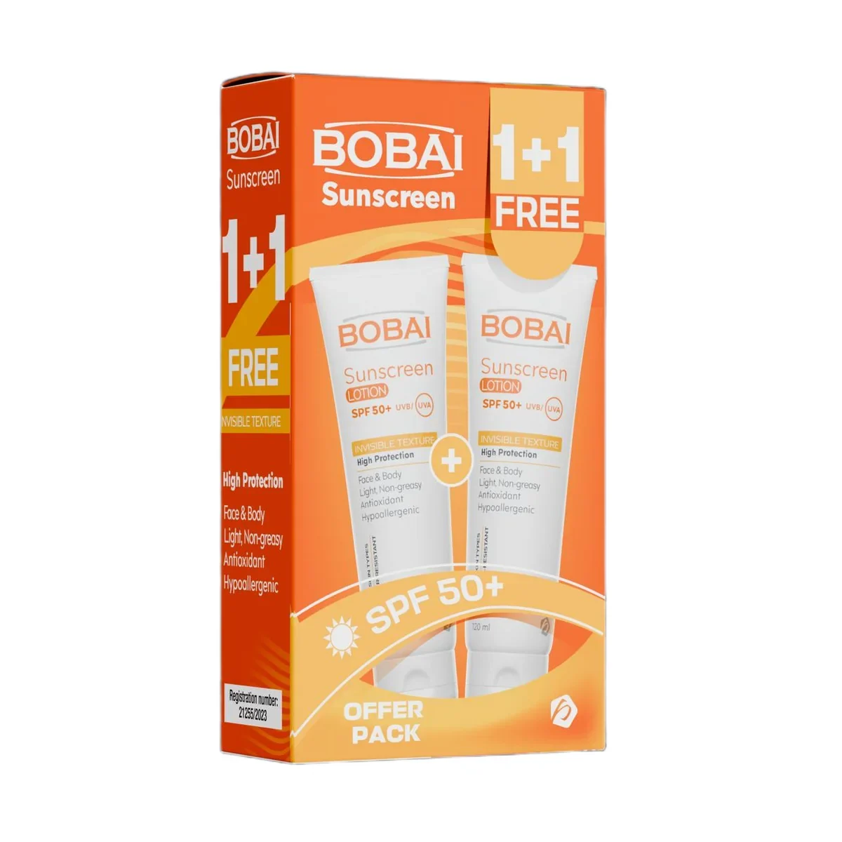 BOBAI Lotion Sunscreen Bundle 1+1