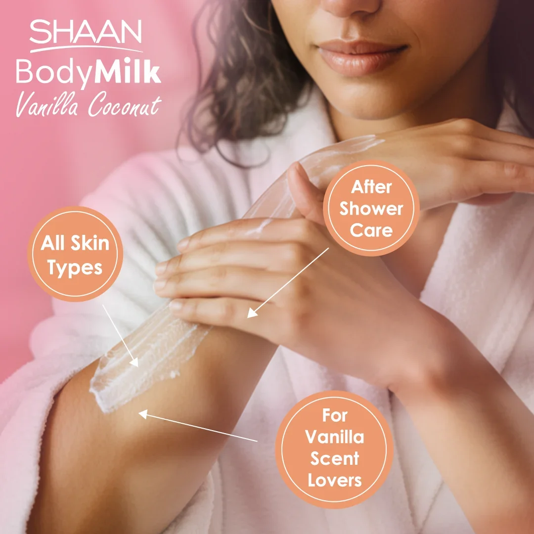 Shaan Vanilla and Coconut Body Milk 300 ml