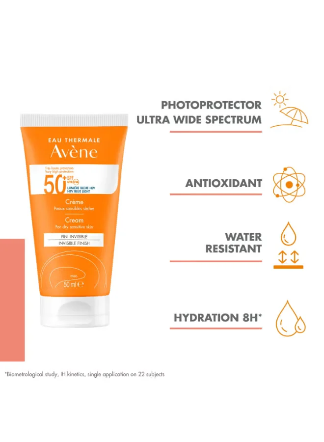 AVENE EAU THERMALE CREAM SPF50+ 50ML