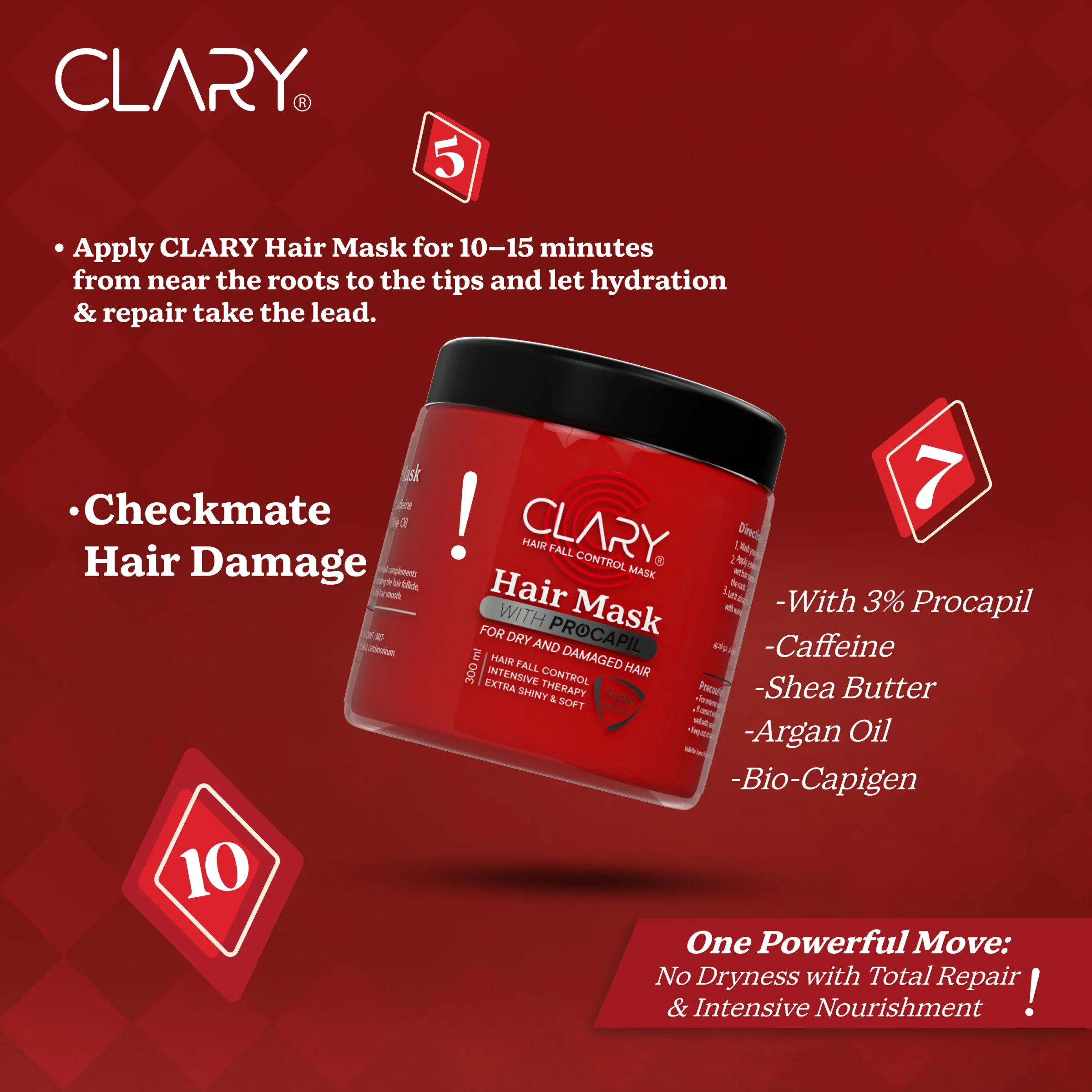 Clary Hair Shampoo 300 ml