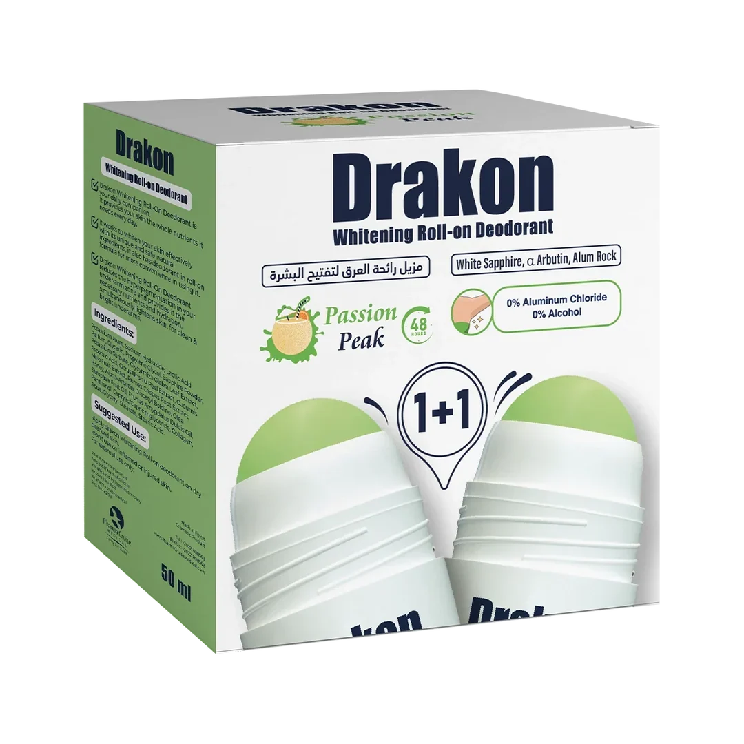 Drakon® Promopack Whitening Roll on -Passion peak (1+1 Free)