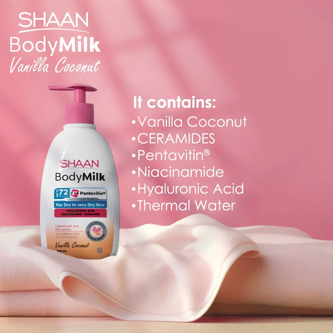 Shaan Vanilla and Coconut Body Milk 300 ml