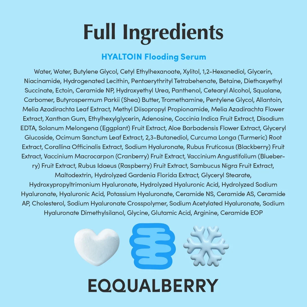 َُُEQQUALBERRY Hyaltoin Flooding Serum