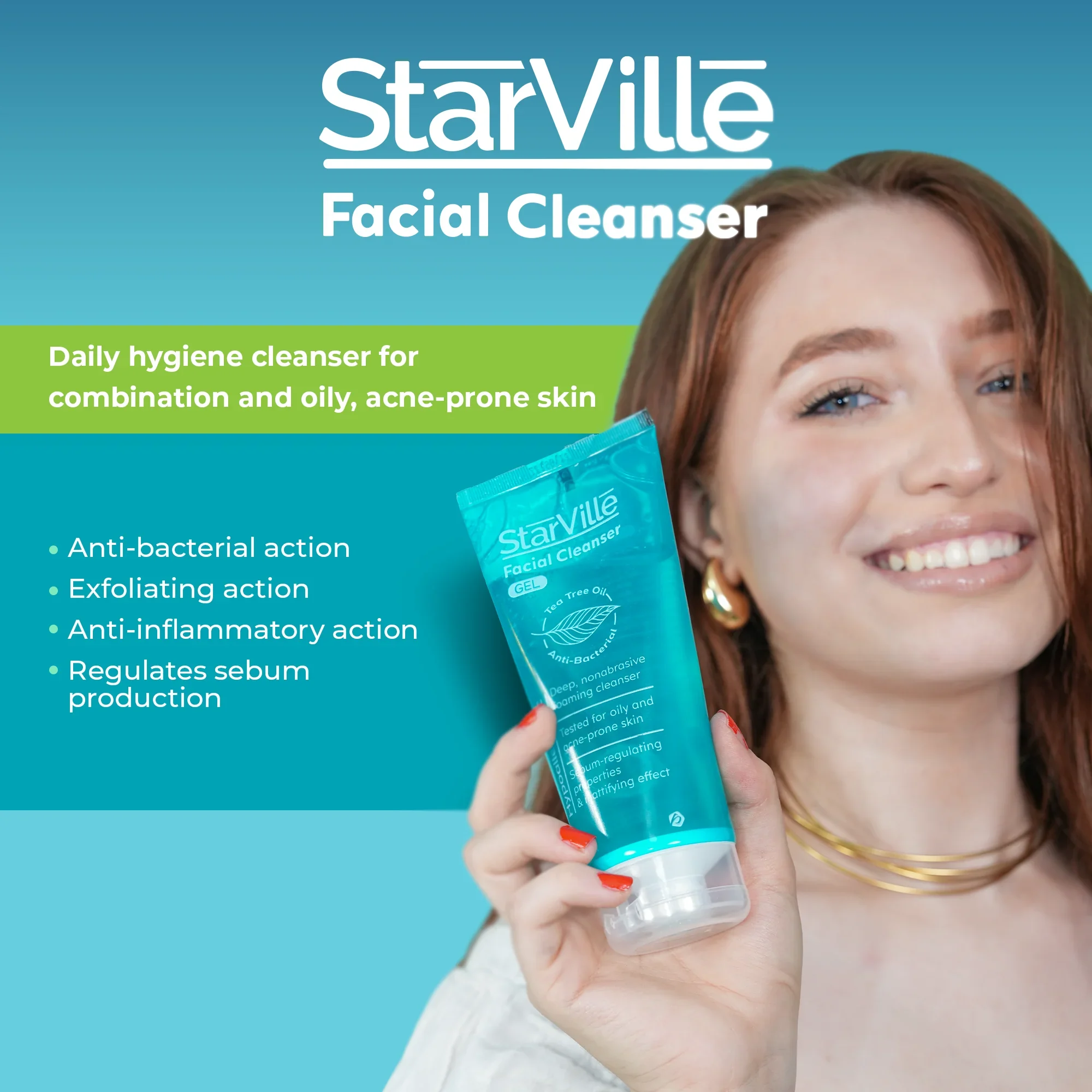 Starville Acne Prone Skin Facial Cleanser 200 ml