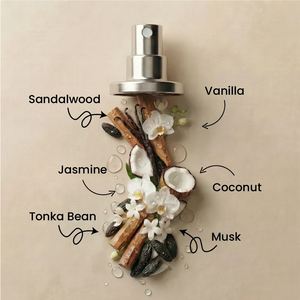 Mood Warm Vanilla Body Splash 220ML
